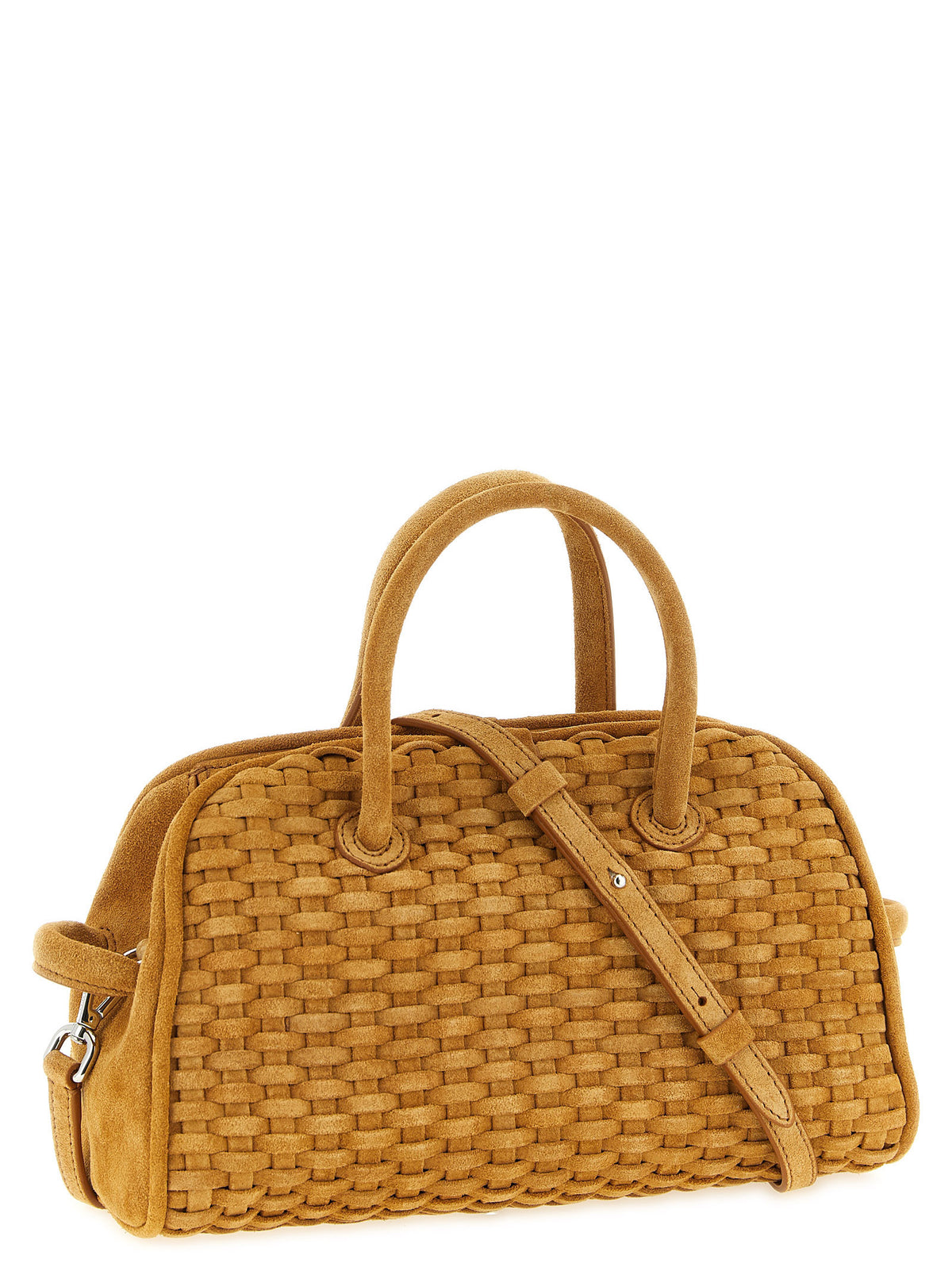 Beige calfskin handbag