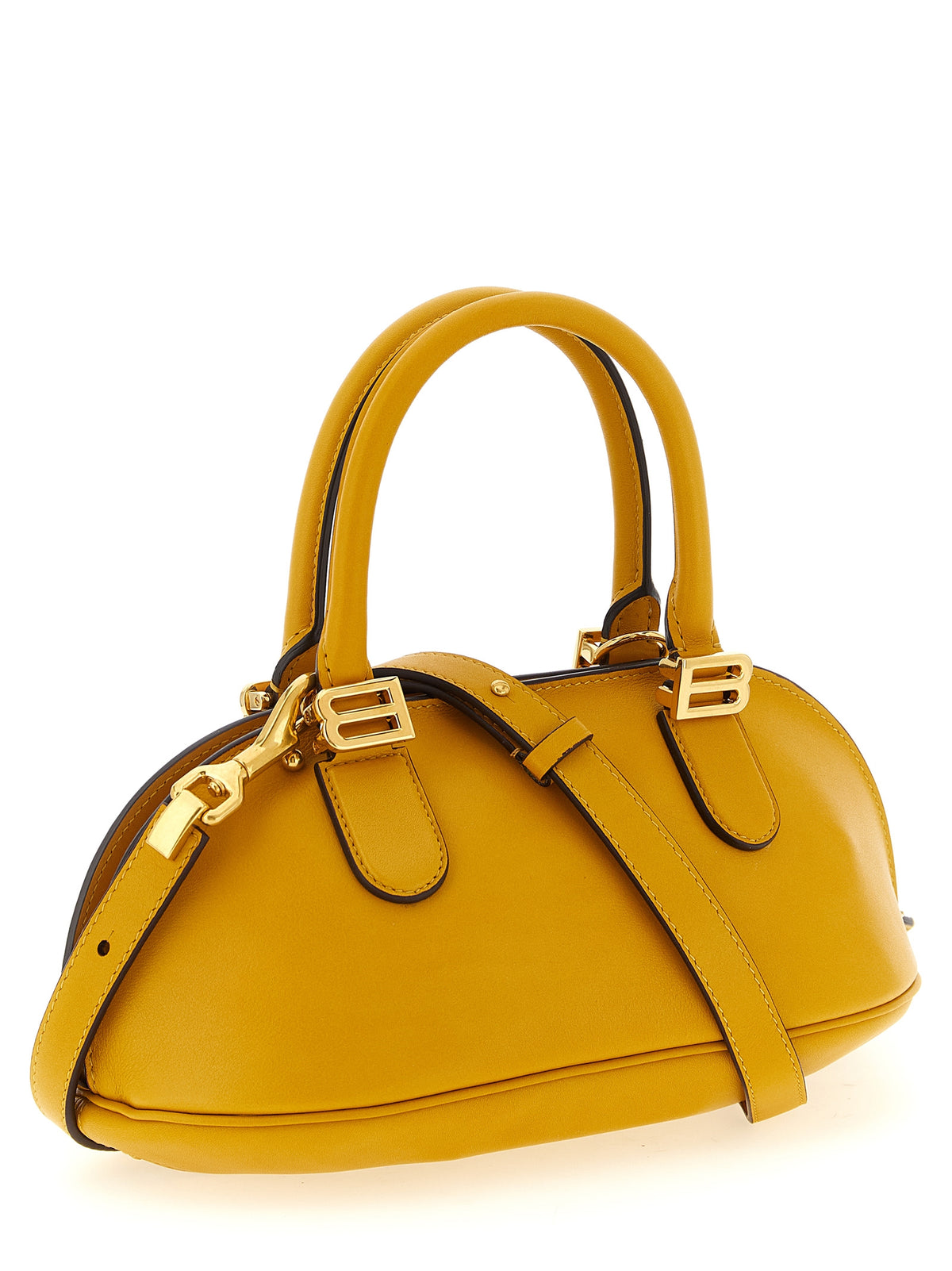 Zweifarbige Kalbsleder-Handtasche
