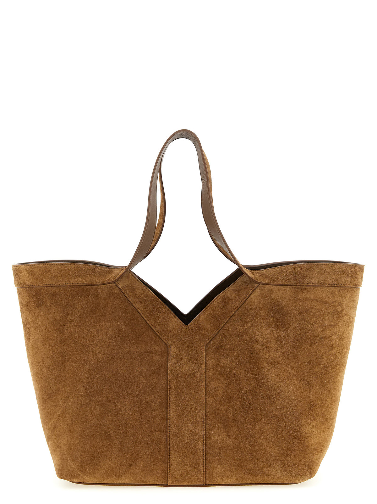 Braune Kalbsleder-Tote Bag