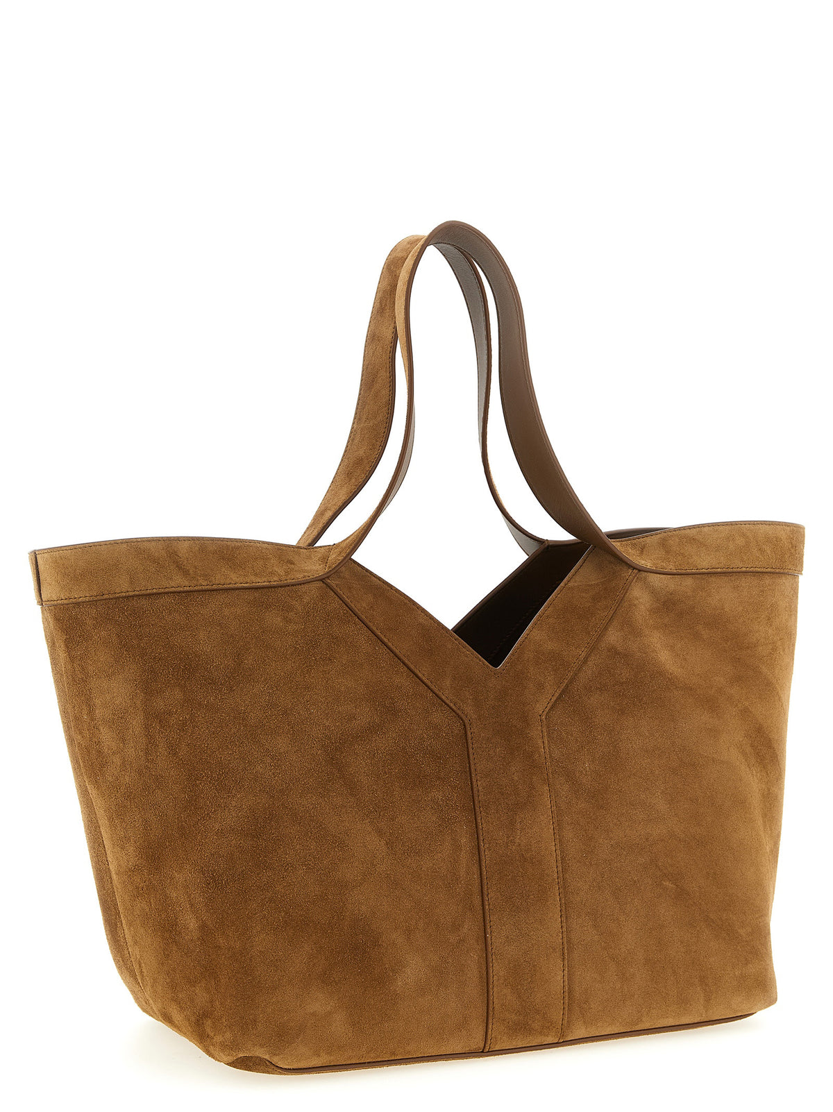 Braune Kalbsleder-Tote Bag