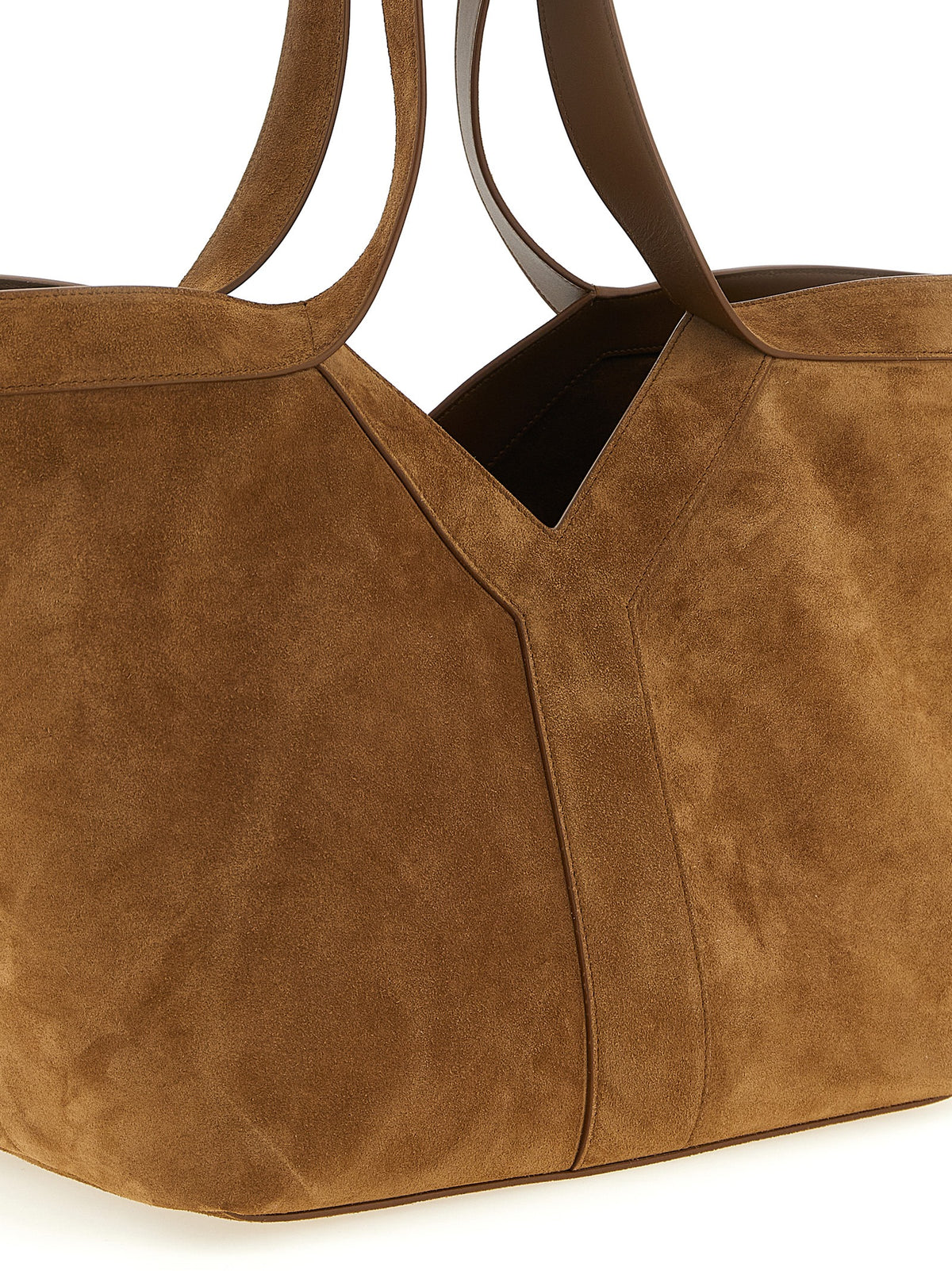 Braune Kalbsleder-Tote Bag