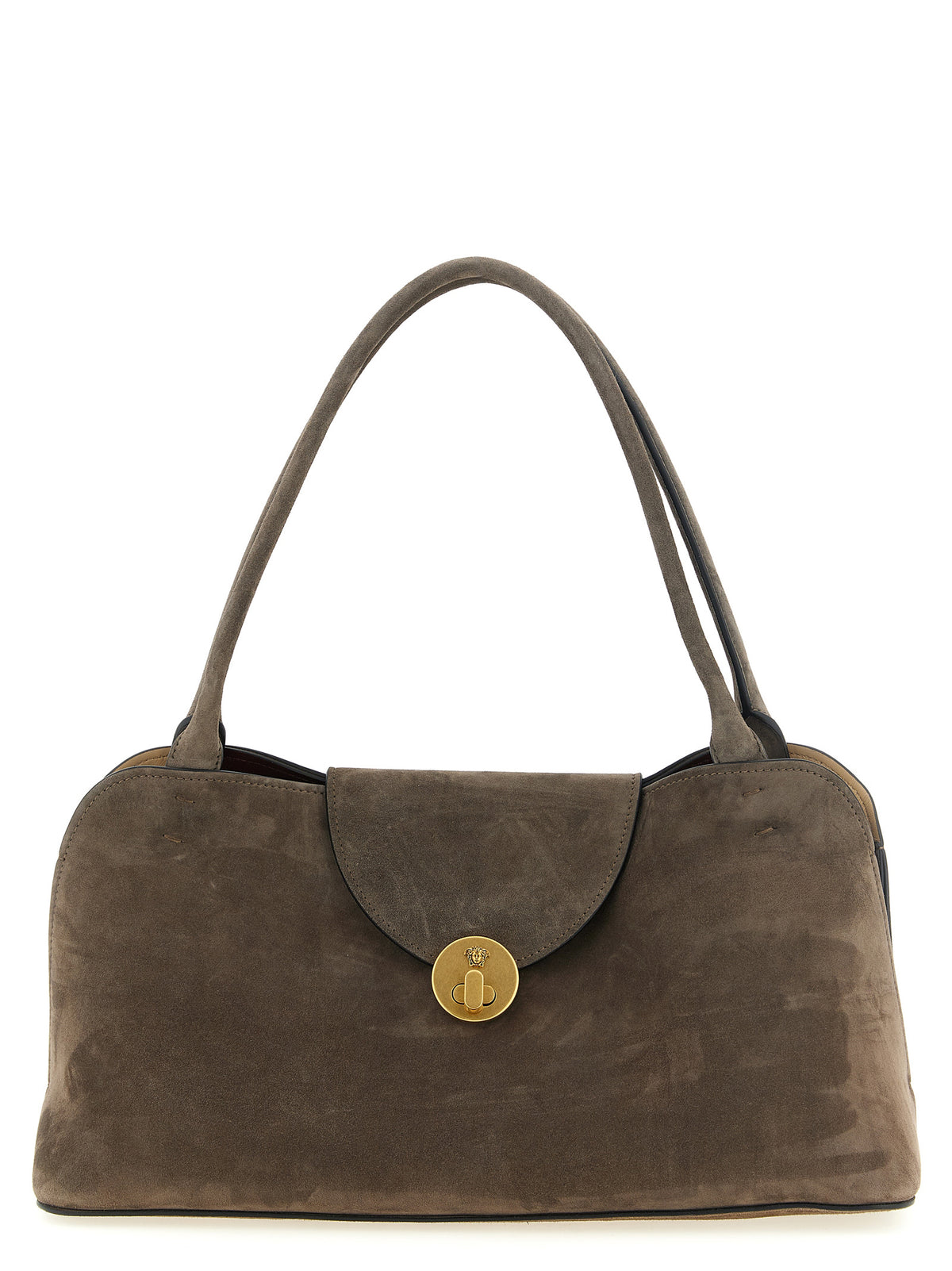 Braunes Kalbsleder Damen Crossbody Tasche