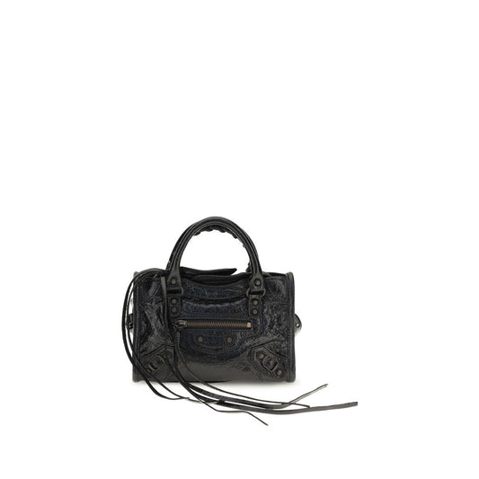 Schwarze Lammleder Schultertasche Ovis Aries Aries