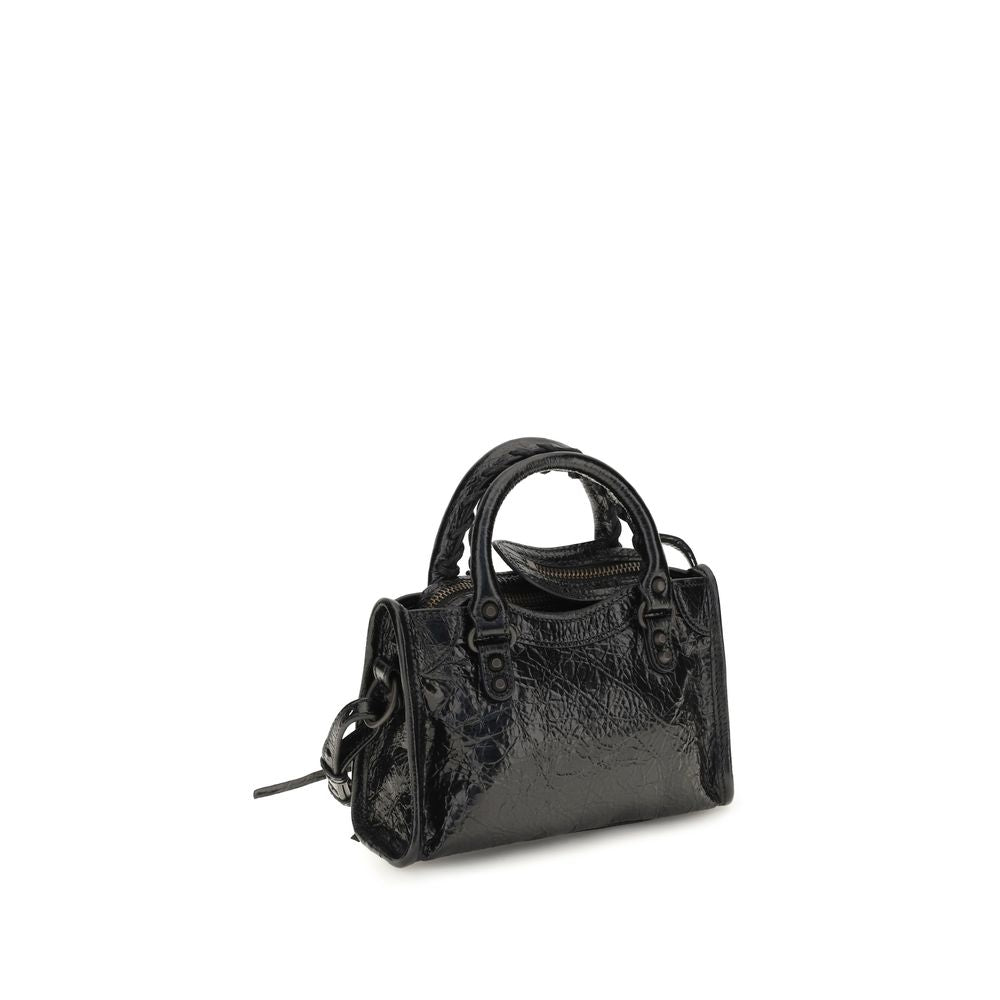 Black Lambskin Shoulder Bag Ovis Aries Aries