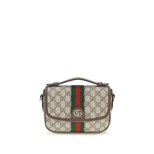 Beige Stoff-Handtasche