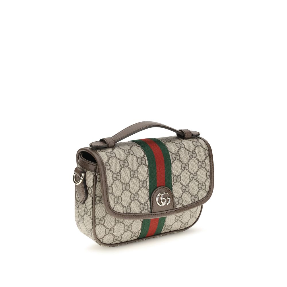 Beige Stoff-Handtasche