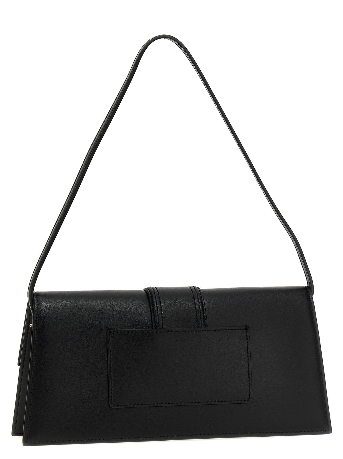 Schwarze Schultertasche aus Rindsleder