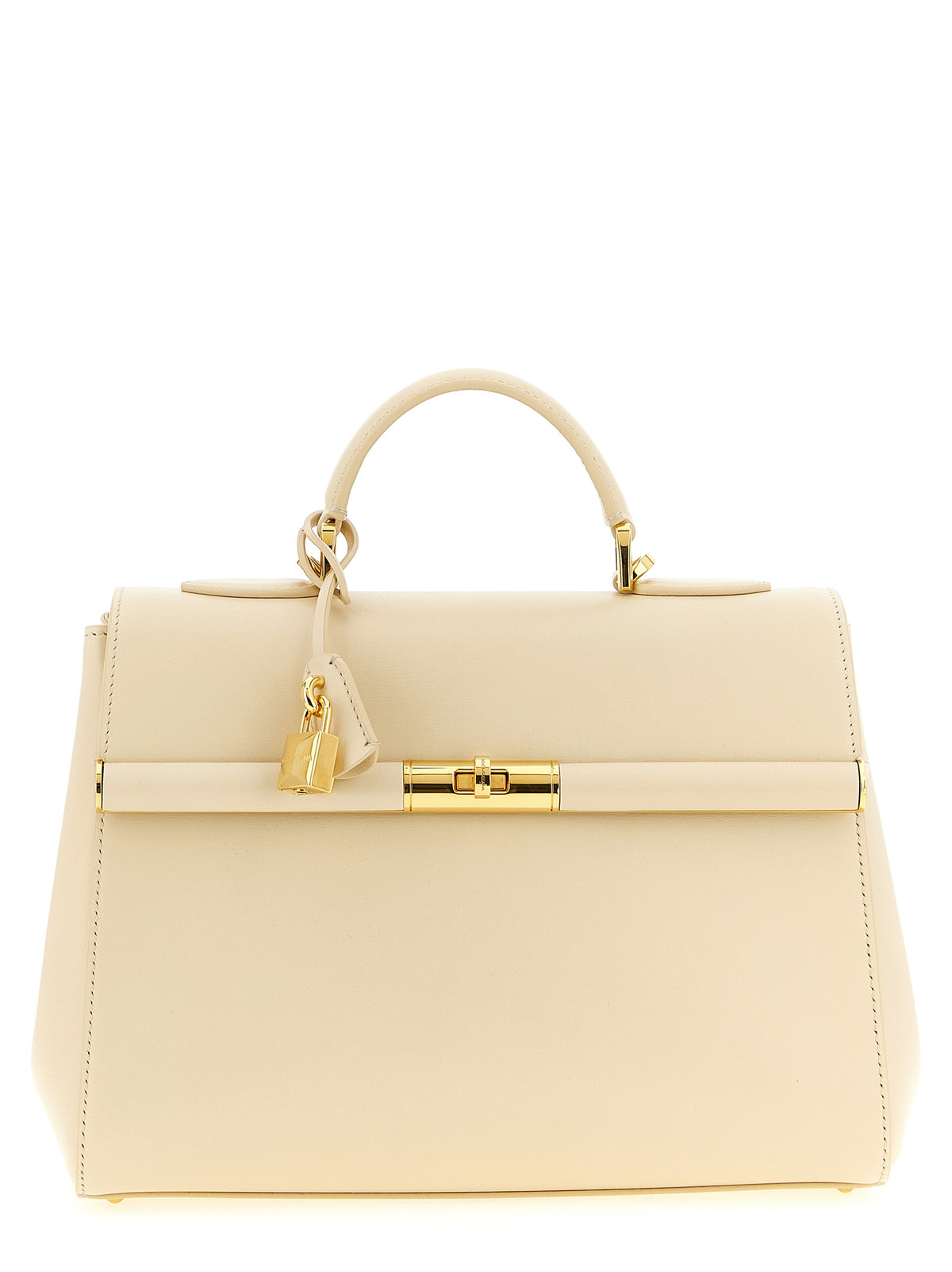 White lambskin handbag