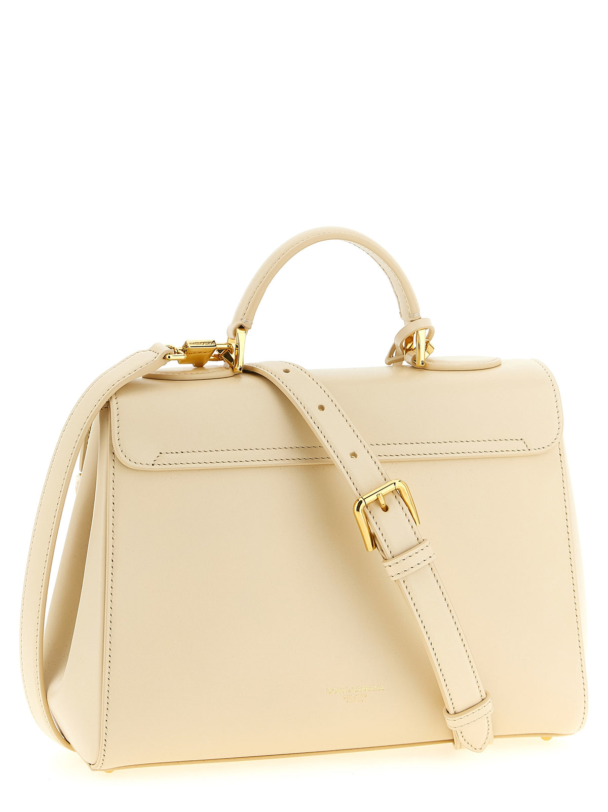 White lambskin handbag