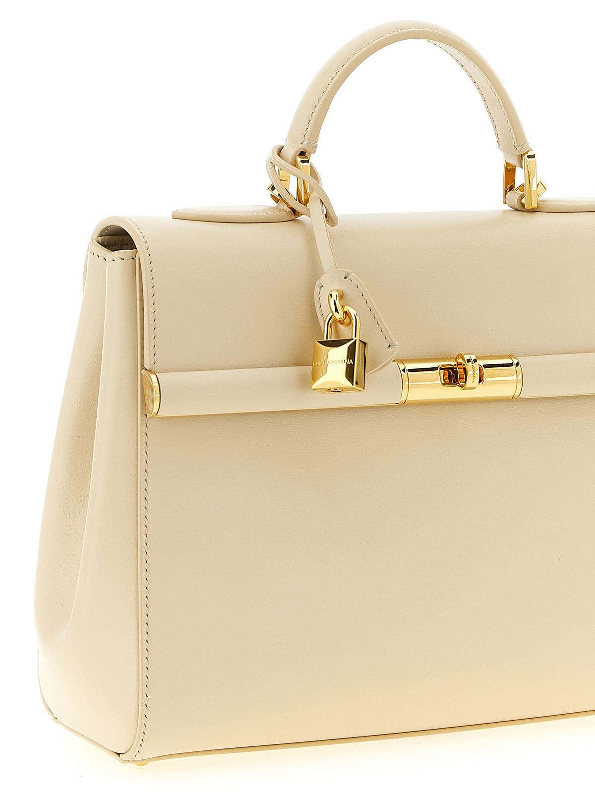White lambskin handbag
