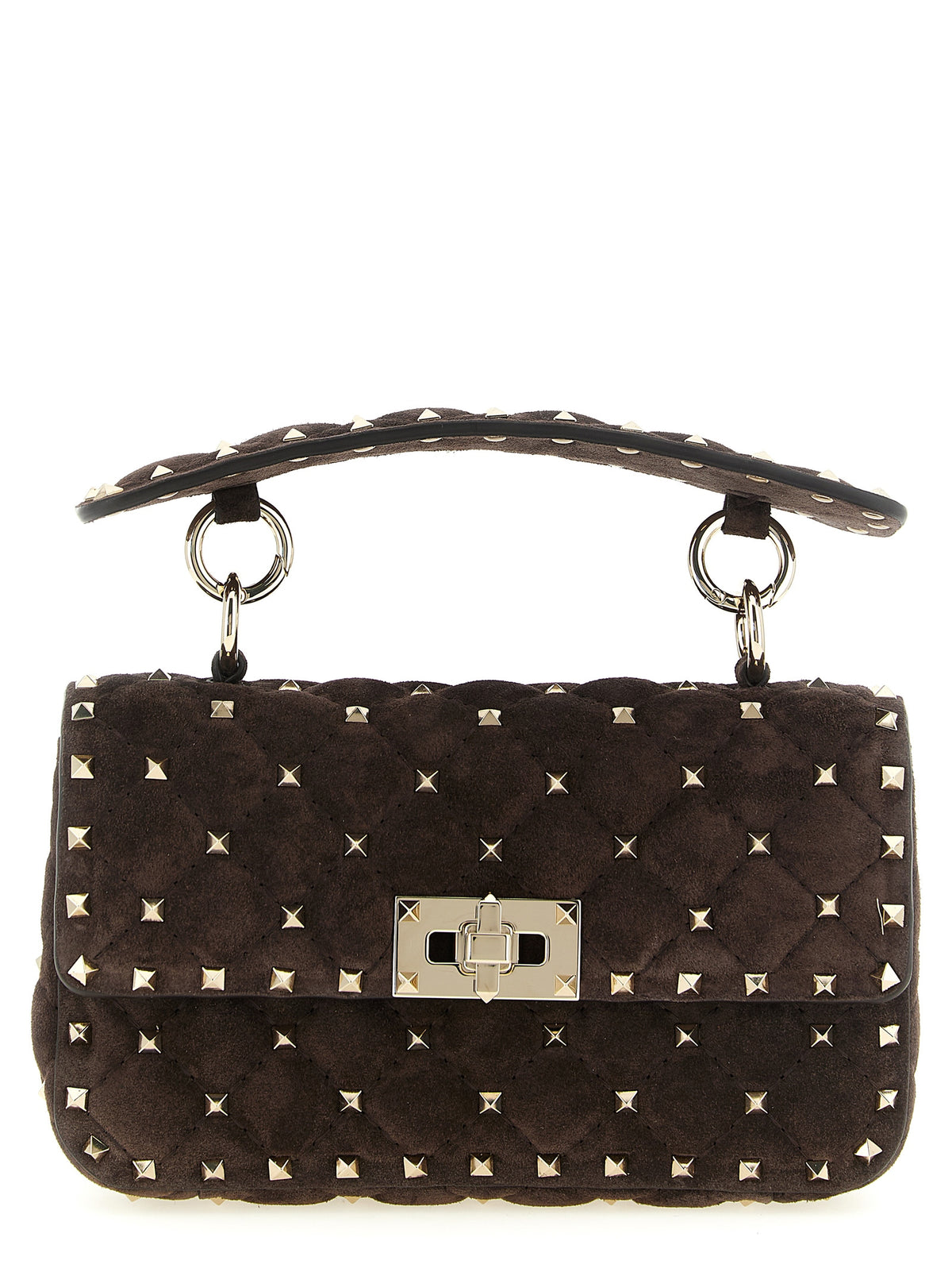 Brown Calfskin Leather Women's Crossbody Bag