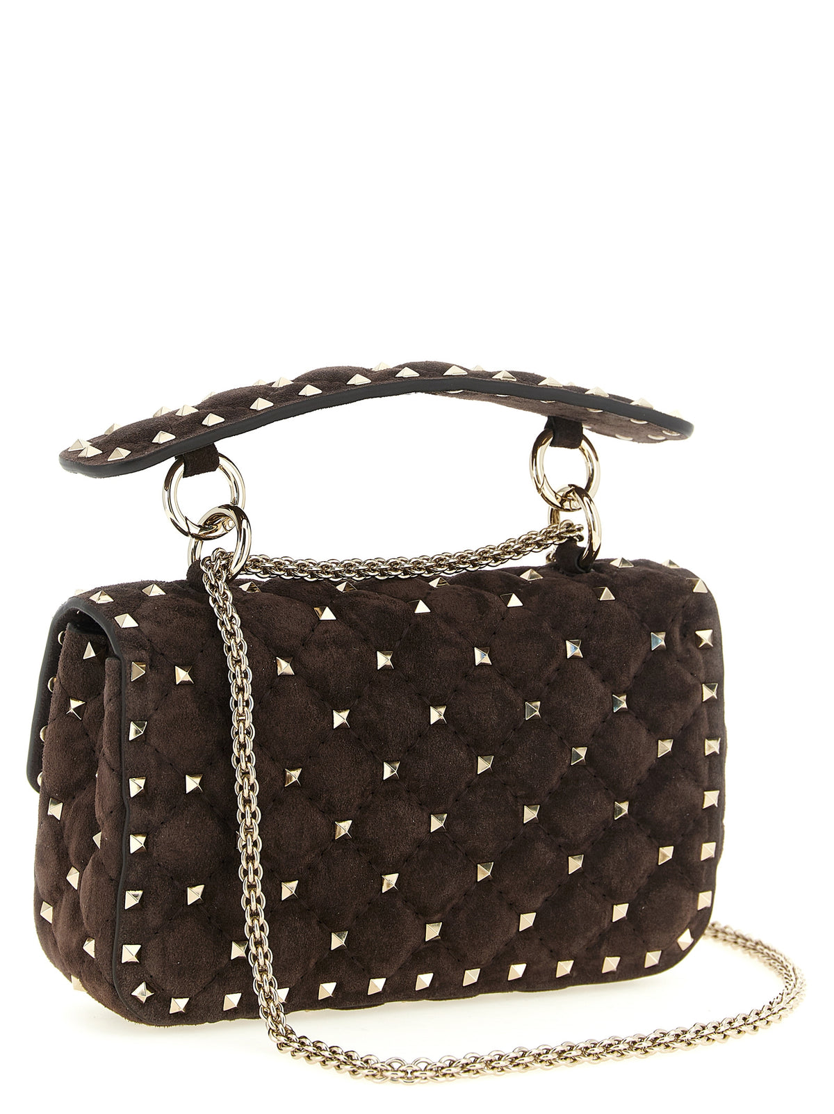 Brown Calfskin Leather Women's Crossbody Bag