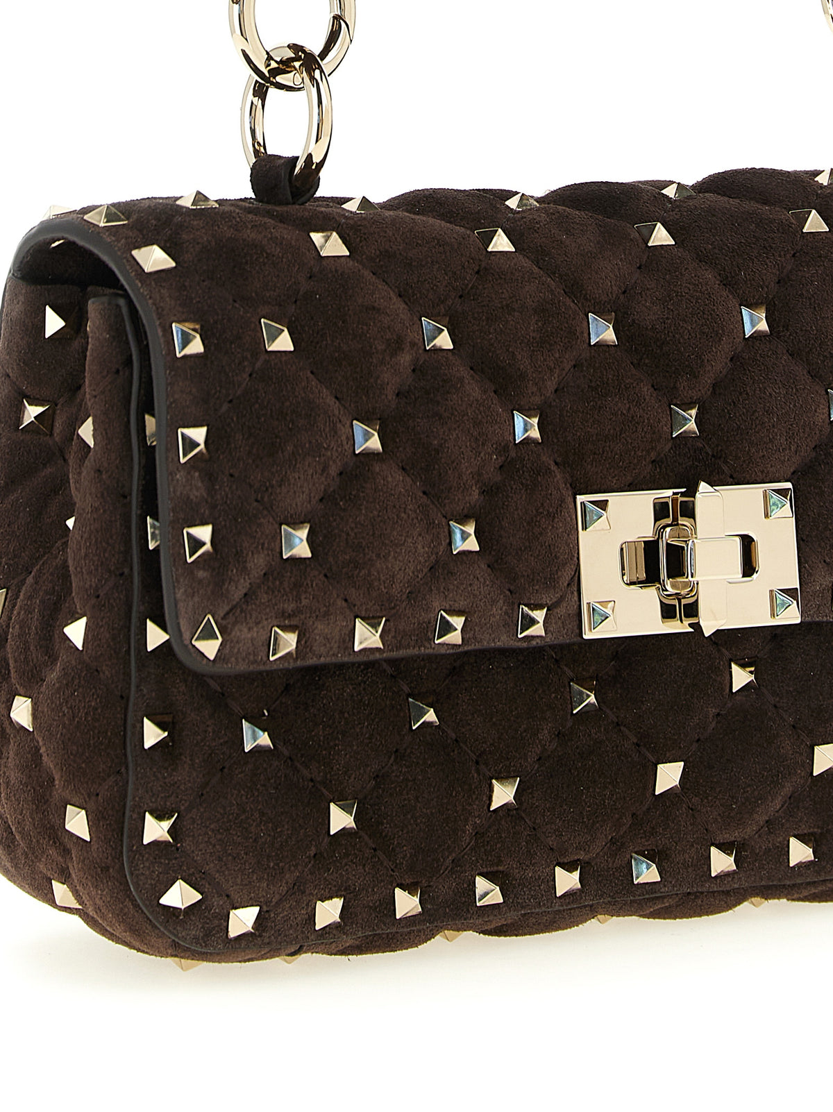 Brown Calfskin Leather Women's Crossbody Bag