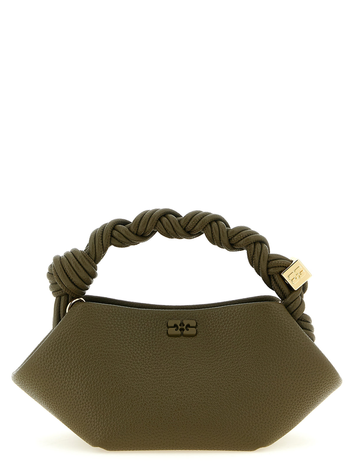 Zweifarbige Handtasche aus Polyester