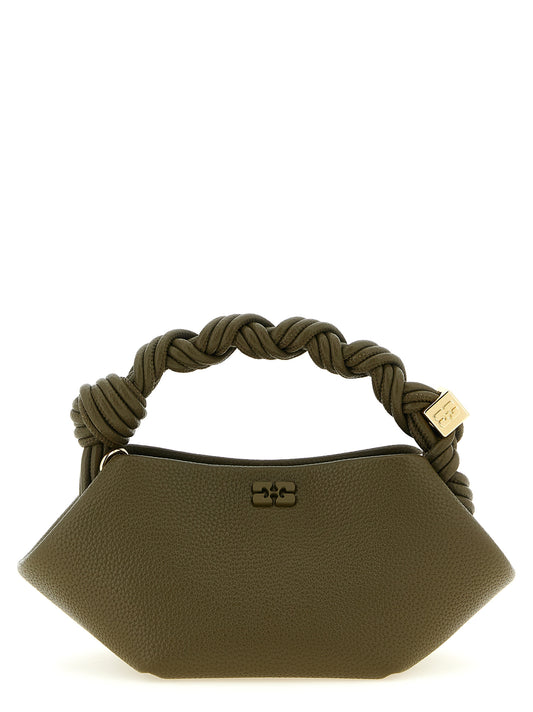 Two-tone polyester handbag
