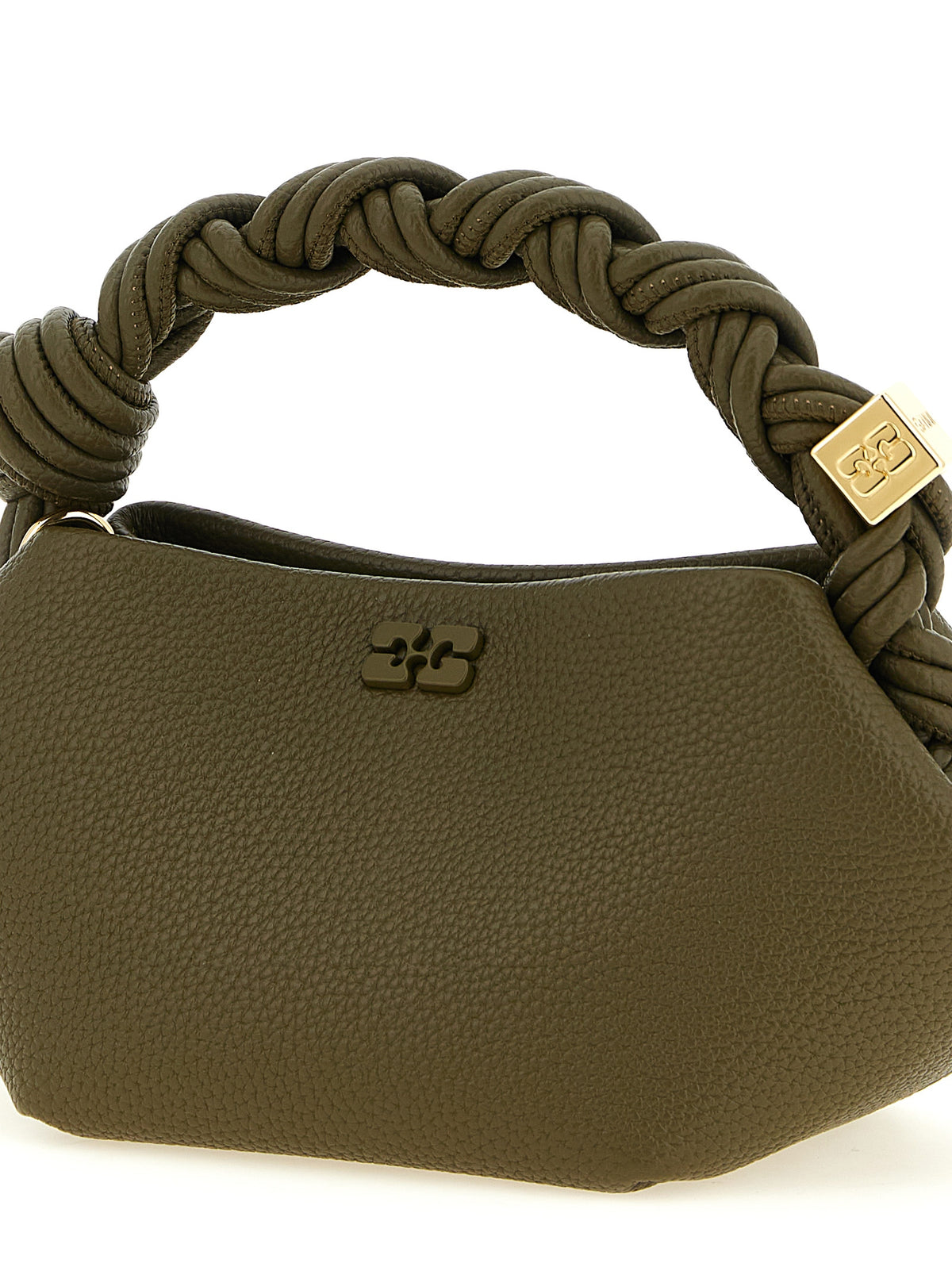 Zweifarbige Handtasche aus Polyester