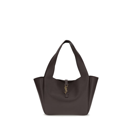 Brown calf leather Bos Taurus shoulder bag