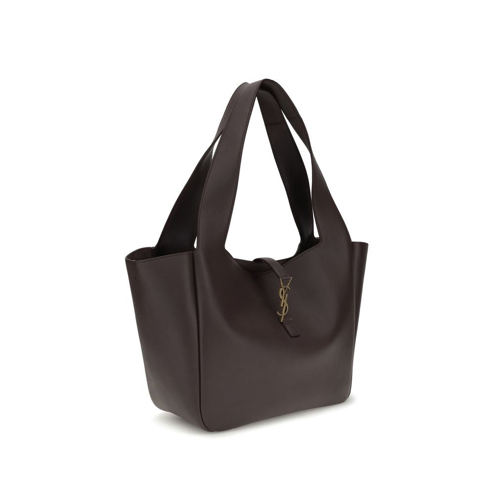 Braune Kalbsleder Bos Taurus Schultertasche