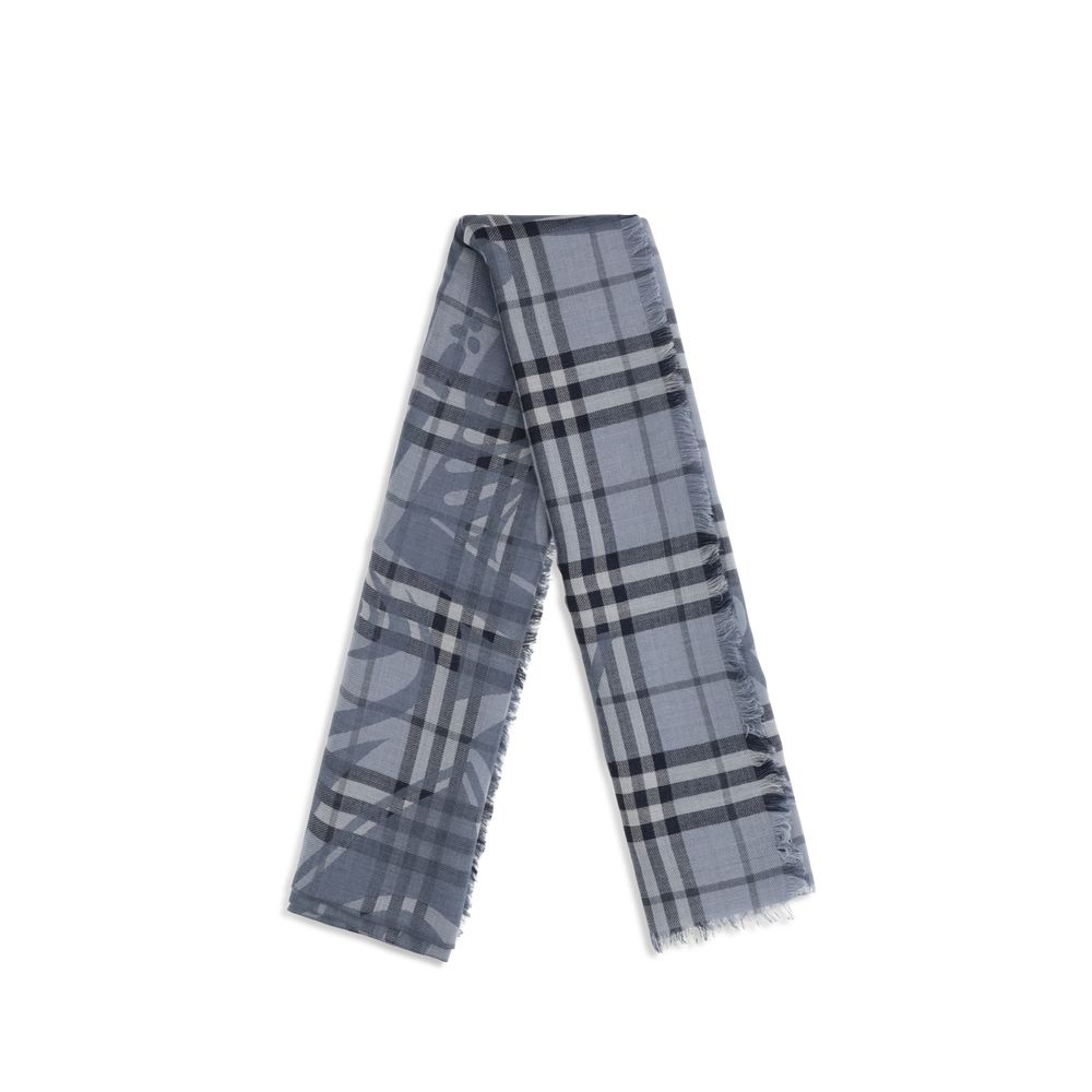 Blauer Wollschal Aries Foulard