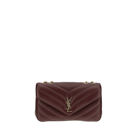 Shoulder bag in burgundy lamb leather Ovis Aries Aries
