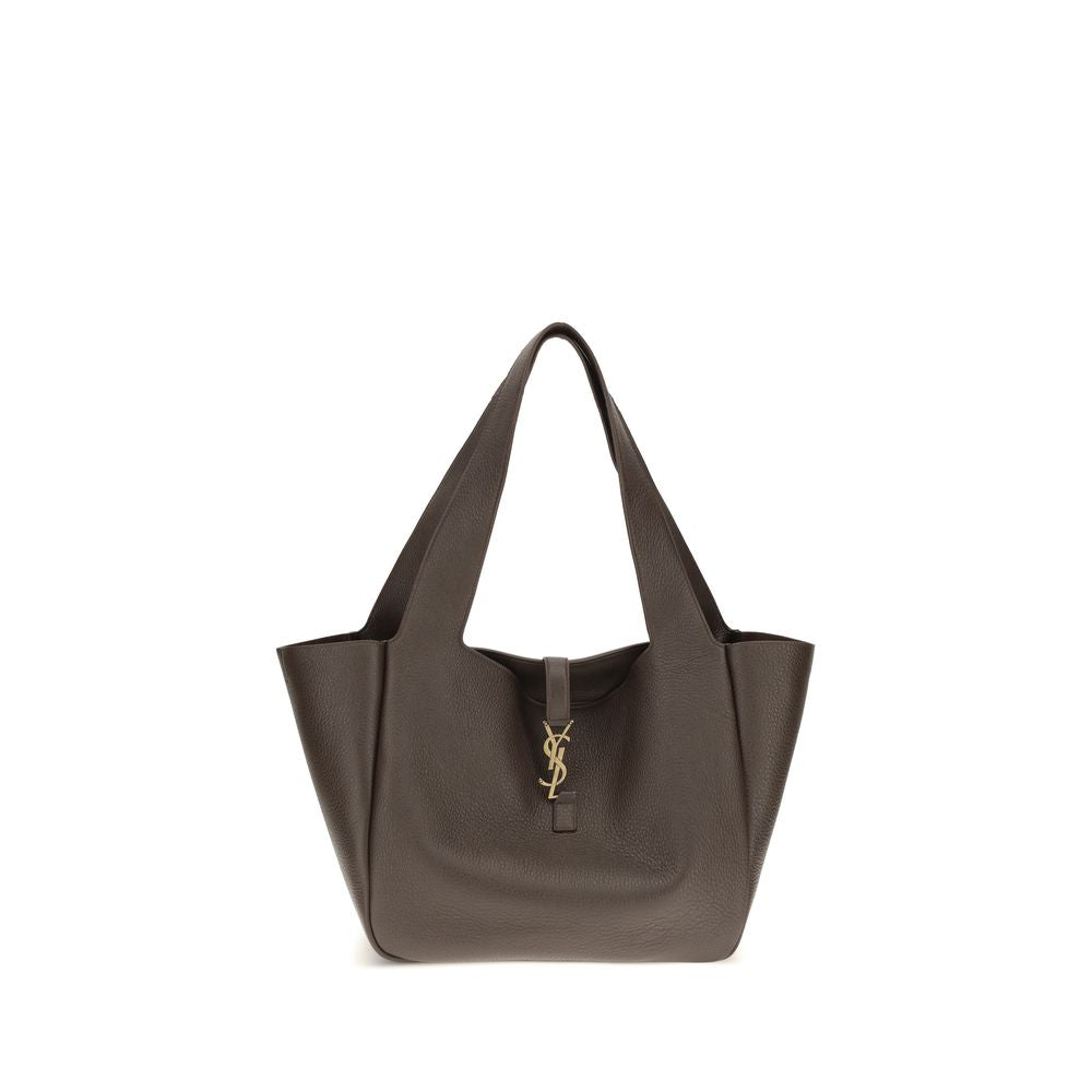 Brown calf leather Bos Taurus shoulder bag