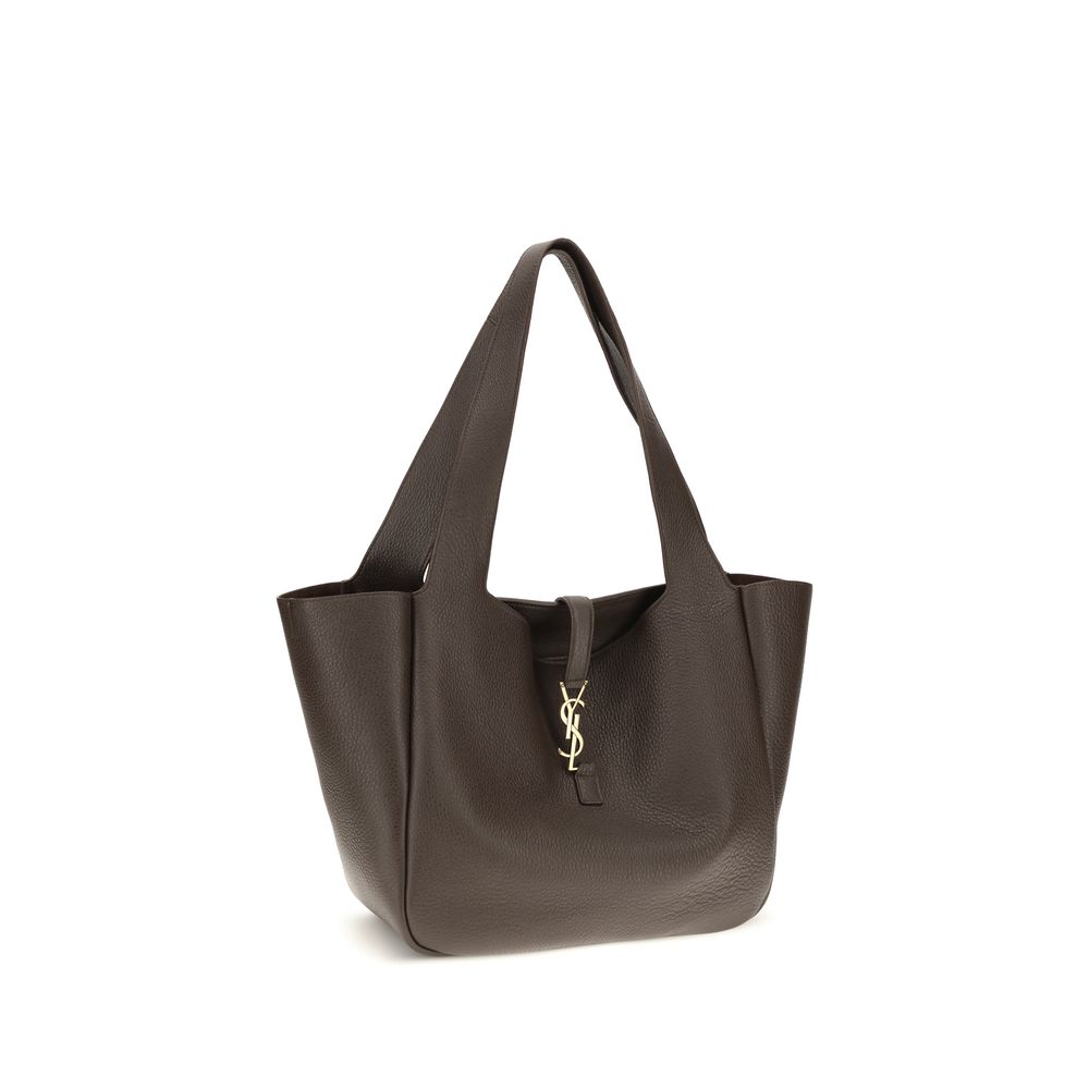 Brown calf leather Bos Taurus shoulder bag