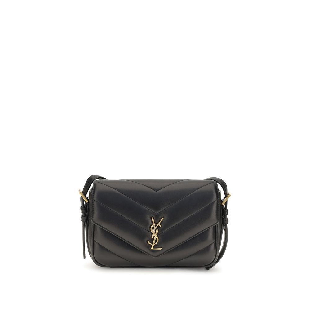Schwarze Lammleder Schultertasche Ovis Aries Aries