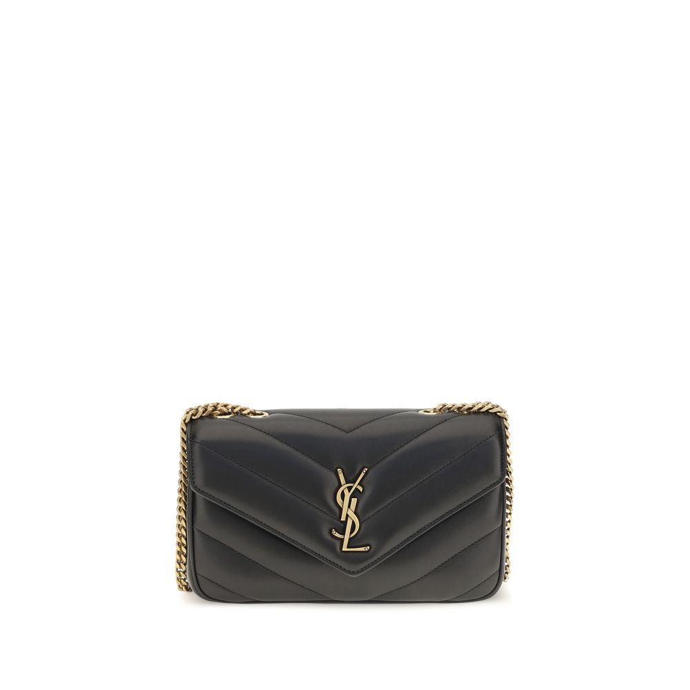 Schwarze Lammleder Schultertasche Ovis Aries Aries