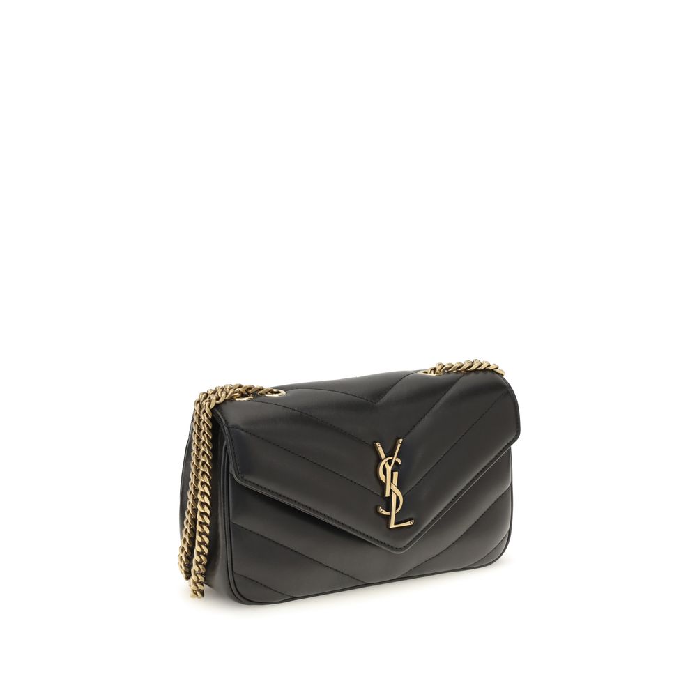 Schwarze Lammleder Schultertasche Ovis Aries Aries