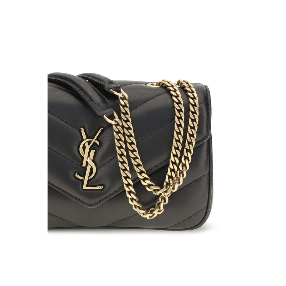Schwarze Lammleder Schultertasche Ovis Aries Aries