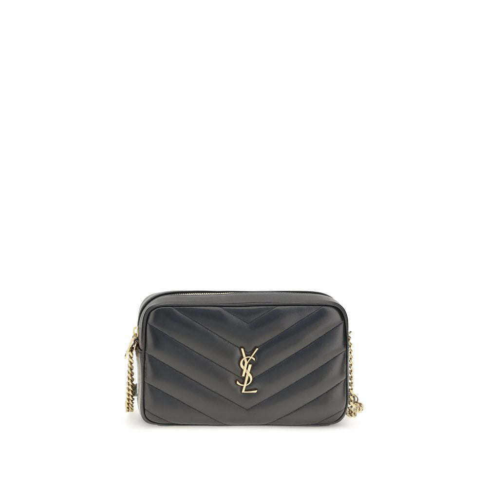 Schwarze Lammleder Schultertasche Ovis Aries Aries