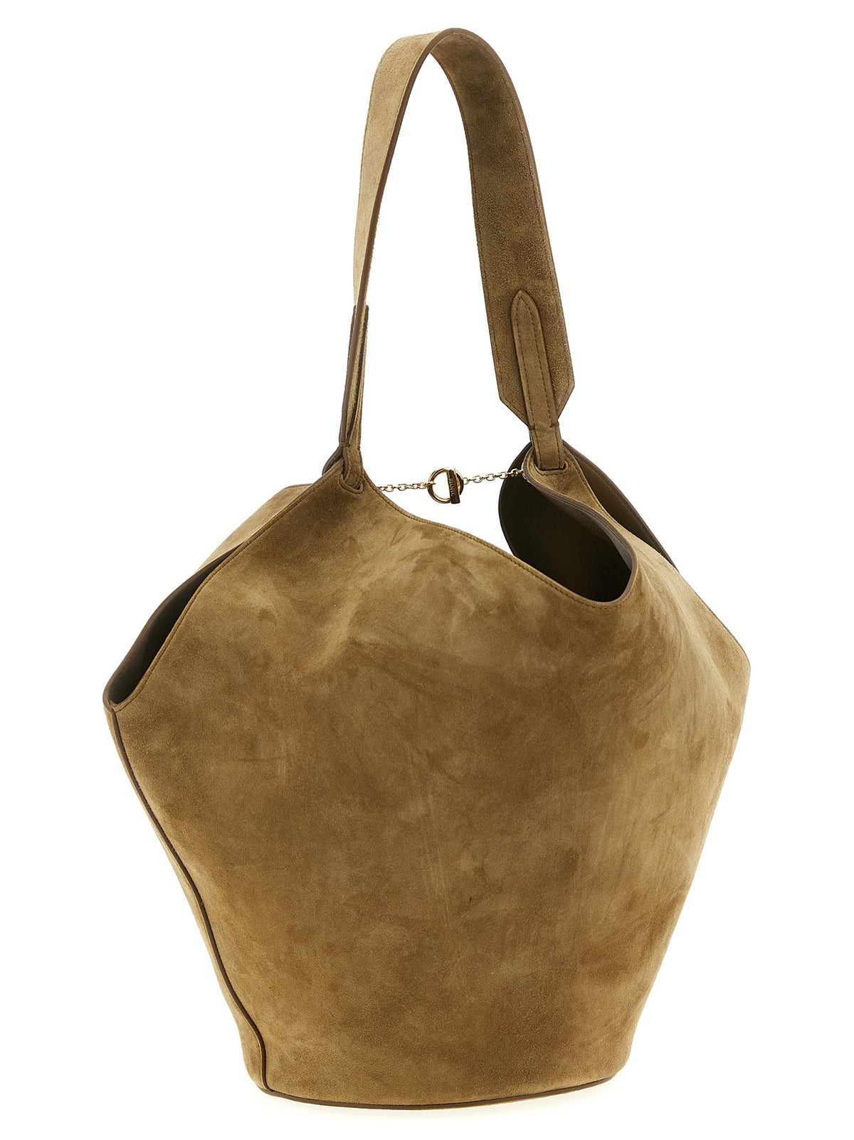 Braune Kalbsleder-Tote Bag