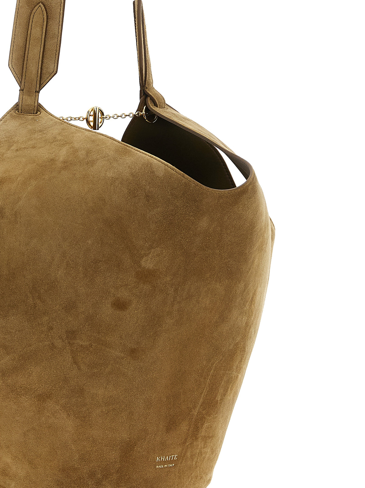 Braune Kalbsleder-Tote Bag