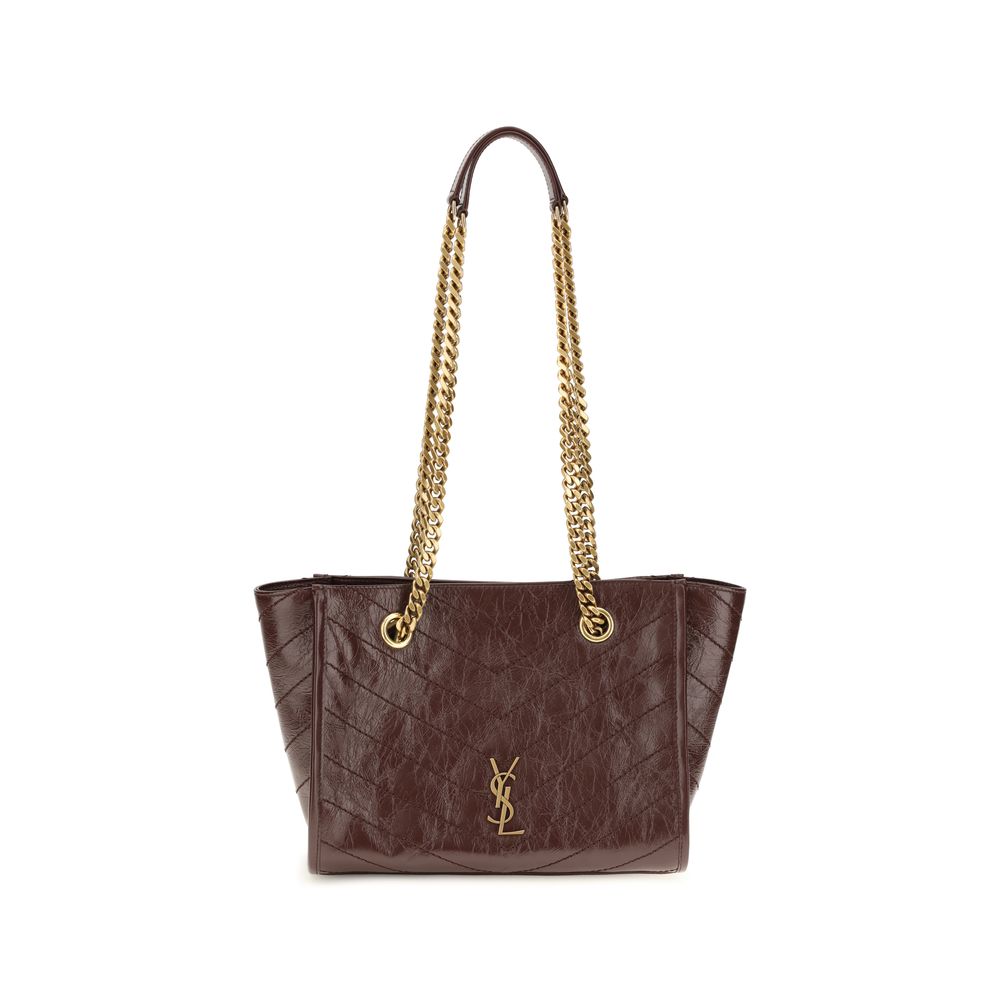 Braune Kalbsleder Bos Taurus Schultertasche