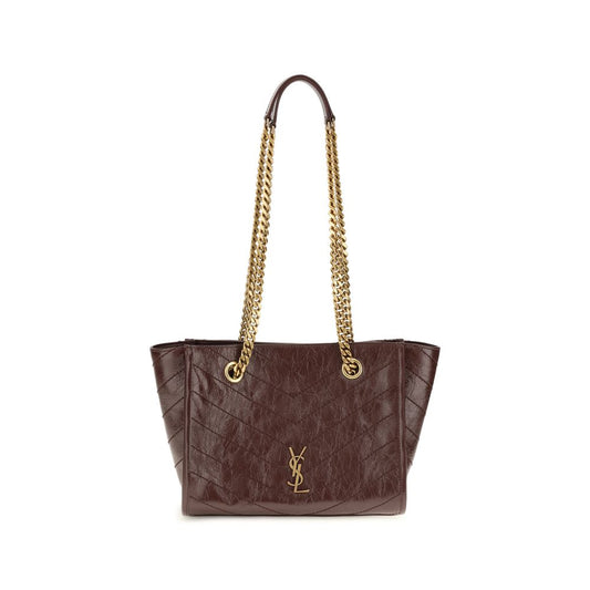 Braune Kalbsleder Bos Taurus Schultertasche
