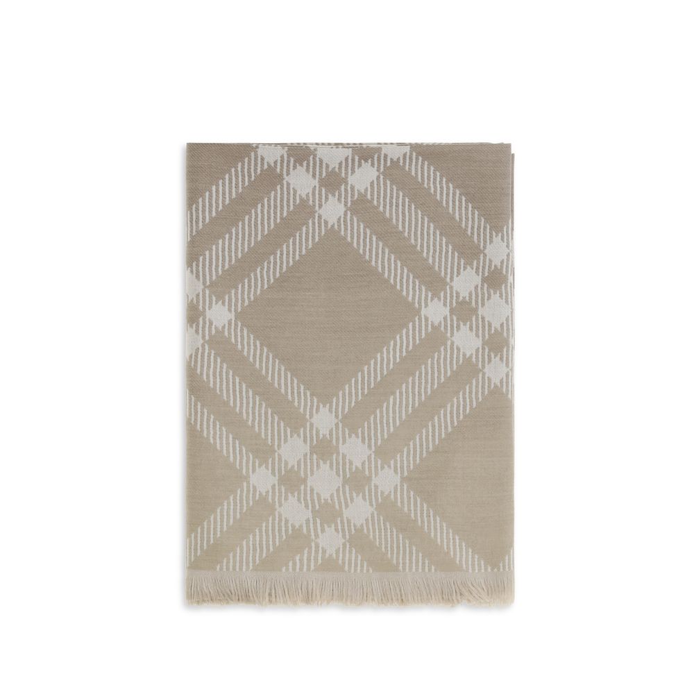 Beige Ovis Aries Wollschal
