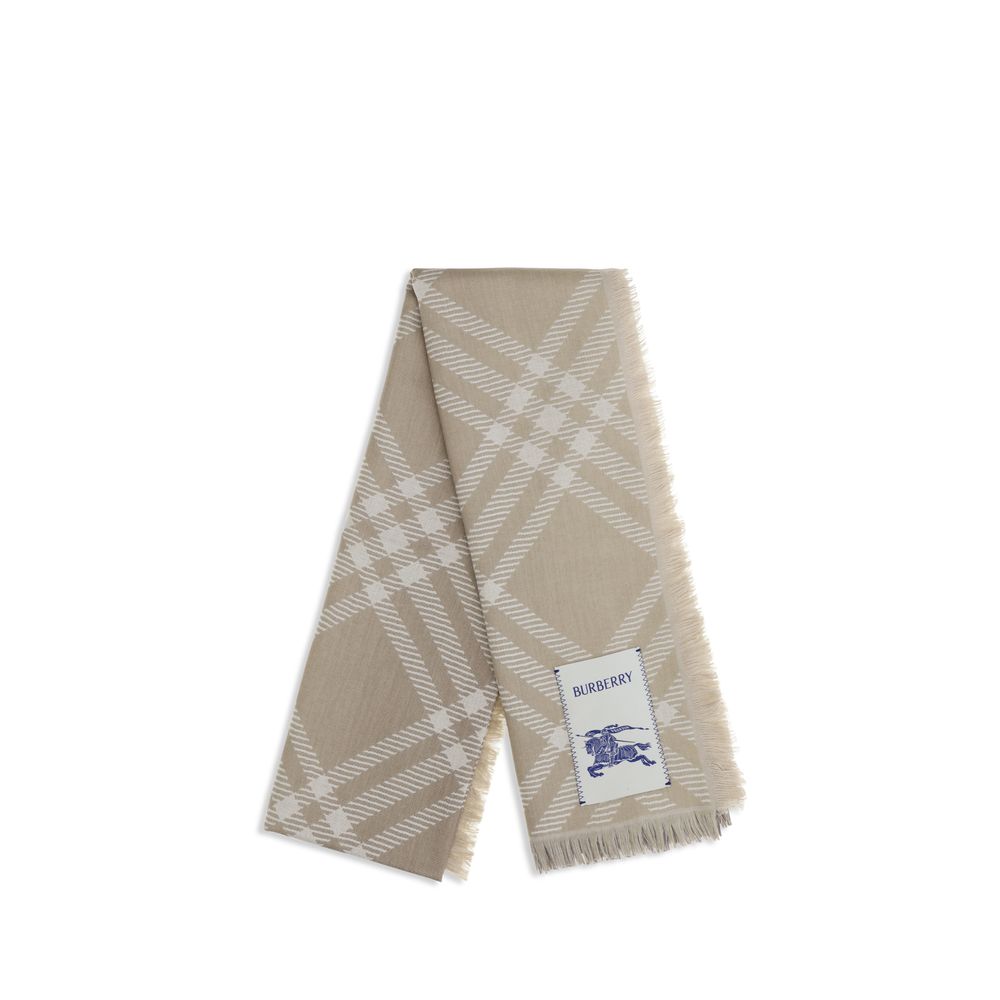 Beige Ovis Aries Wollschal