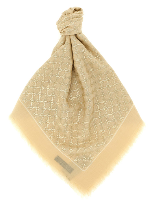 Beige Wollschal