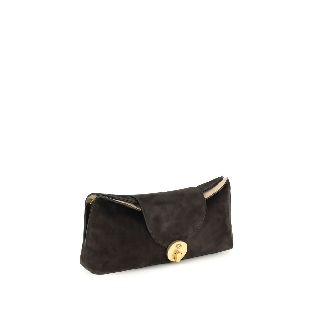Brown calf leather Bos Taurus shoulder bag