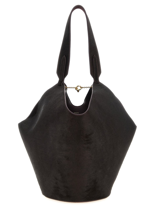 Bordeaux Calfskin Leather Tote Bag