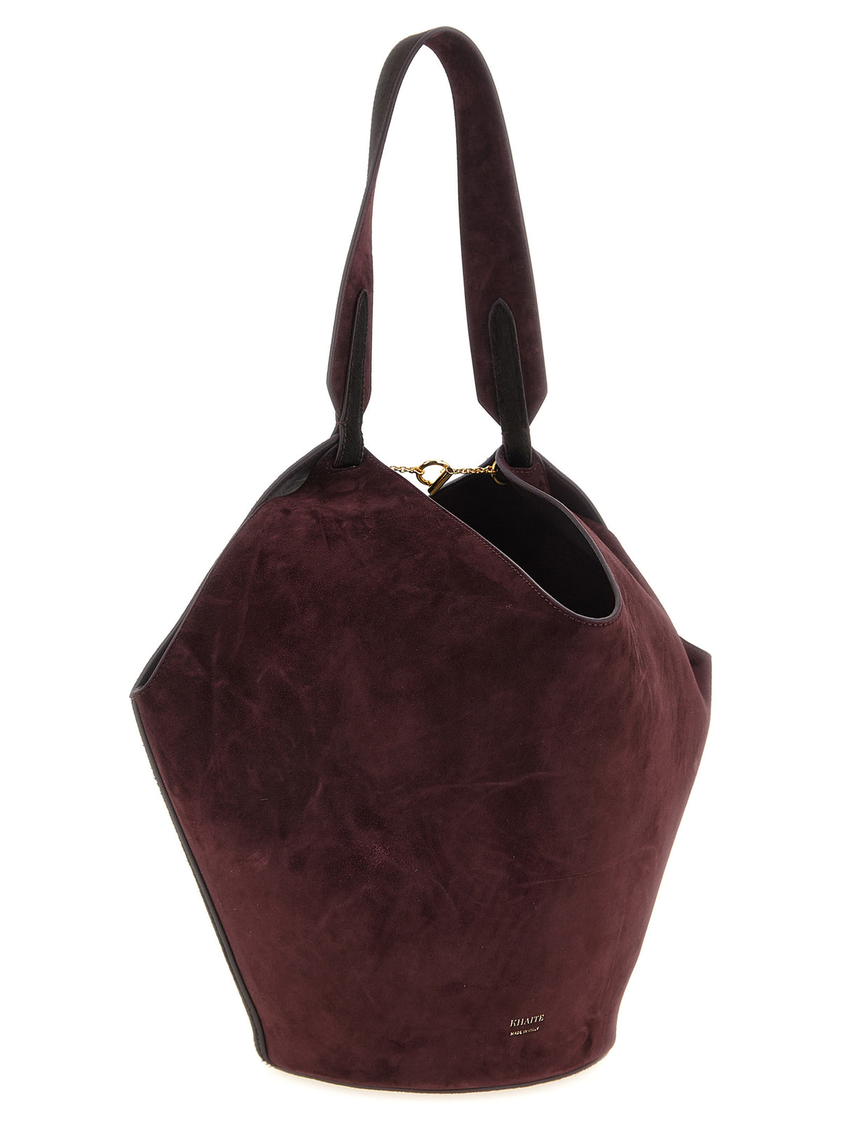 Bordeaux Kalbsleder Tote Bag