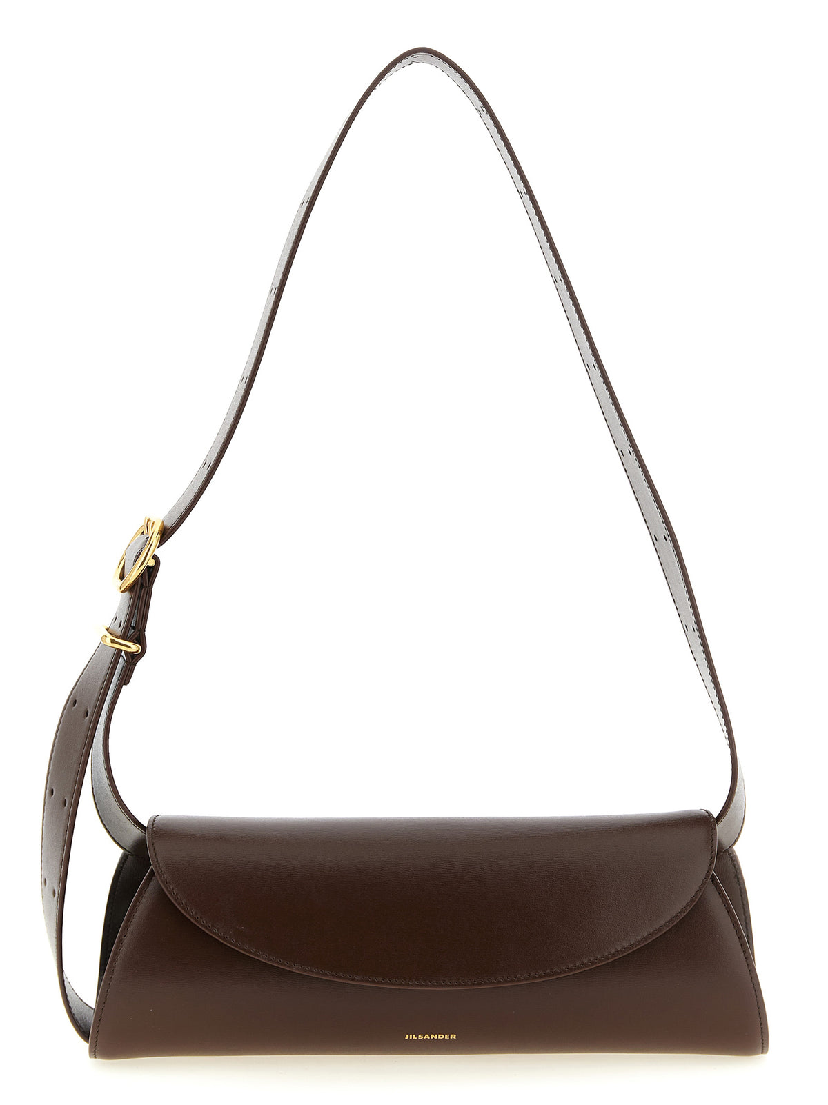 Braunes Kalbsleder Damen Crossbody Tasche