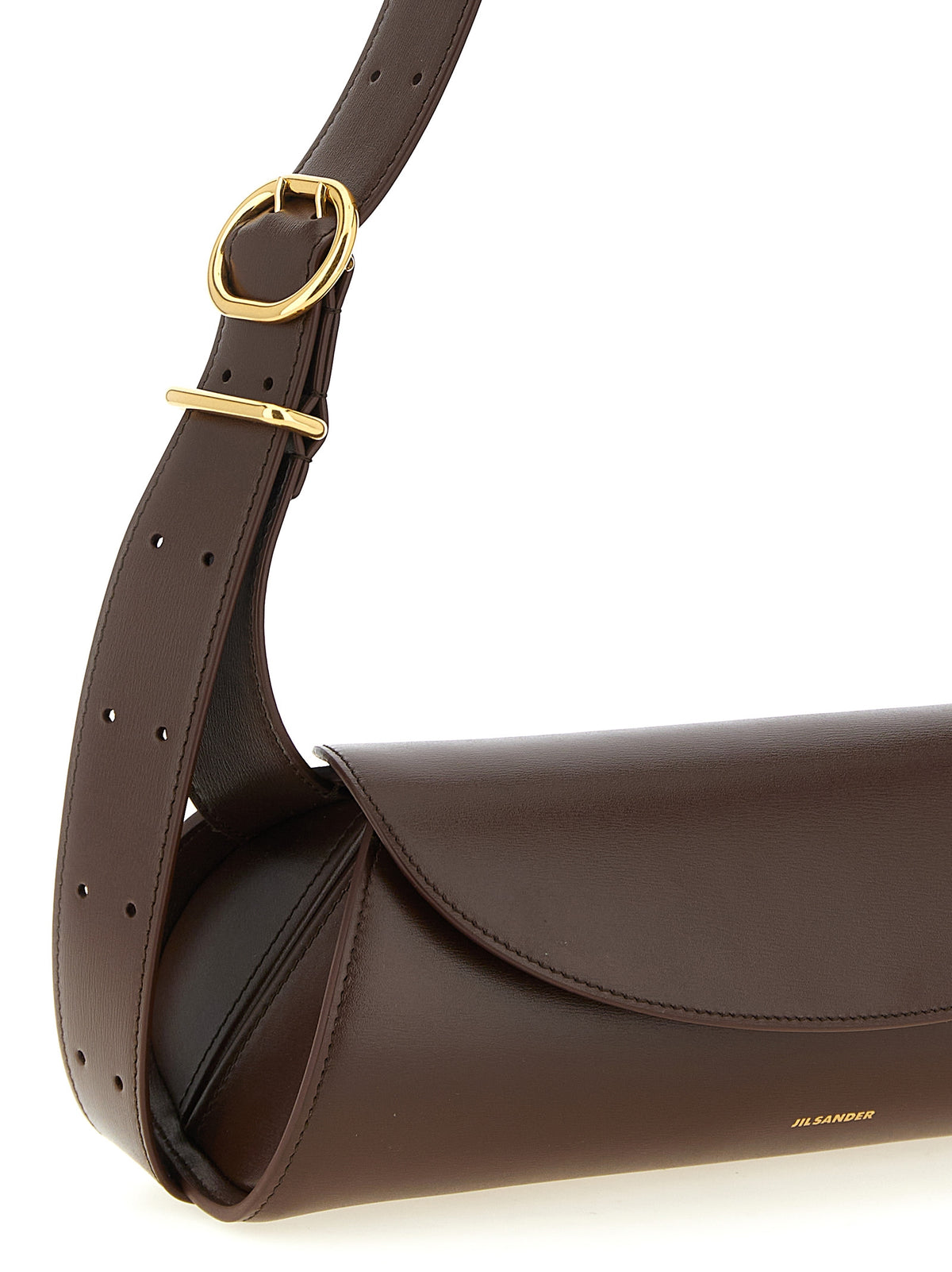 Braunes Kalbsleder Damen Crossbody Tasche