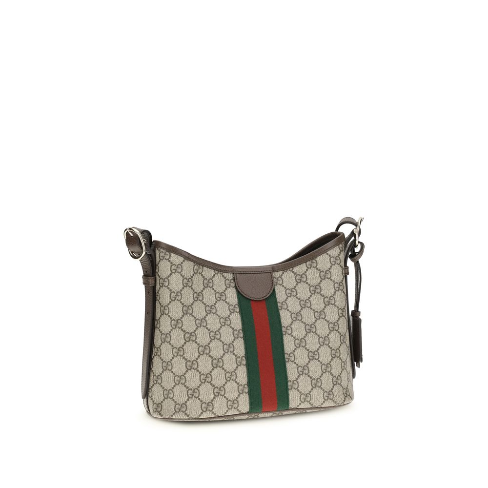Beige fabric handbag