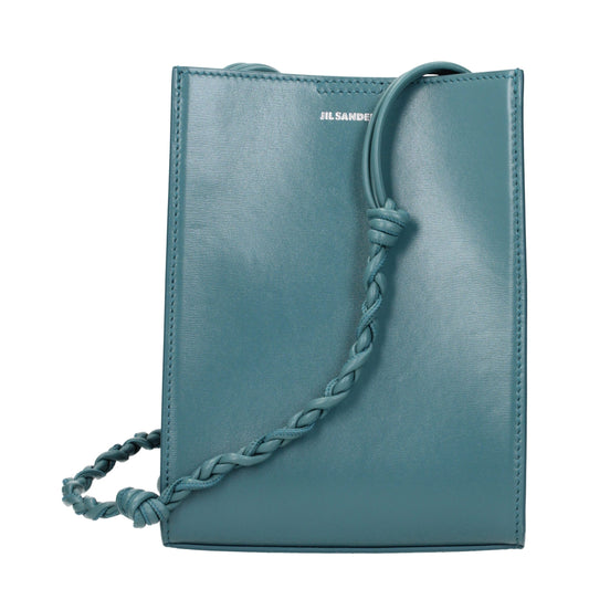 Grüne Leder Crossbody Tasche