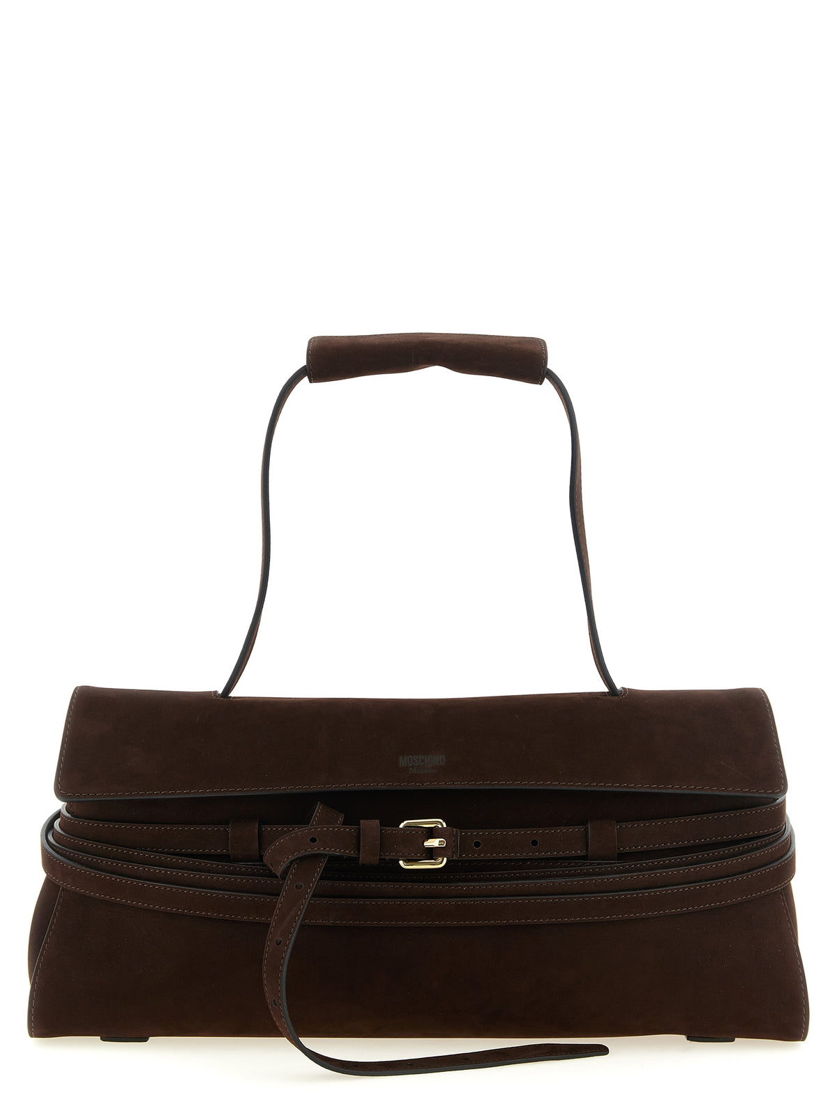 Brown Calfskin Leather Women's Crossbody Bag
