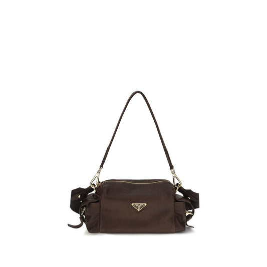 Brown Napa Leather / Calfskin Shoulder Bag