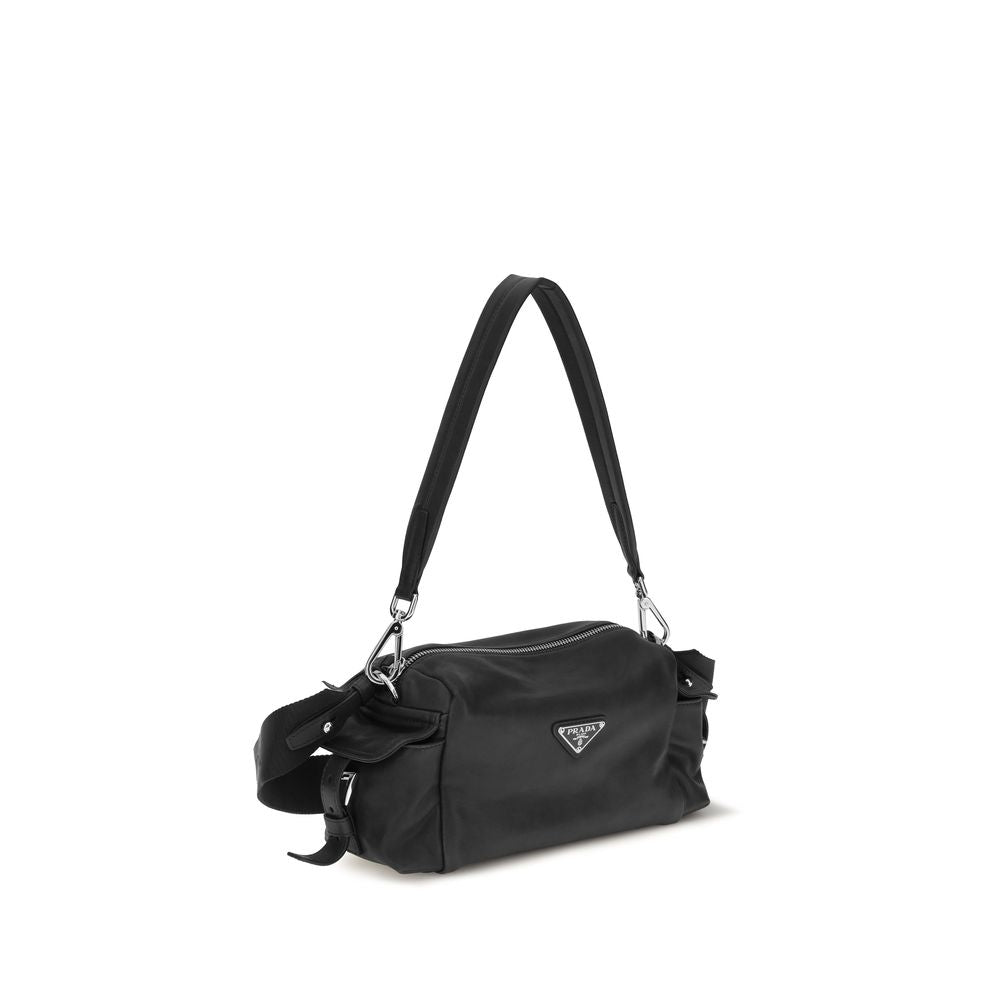 Brown Napa Leather / Calfskin Shoulder Bag