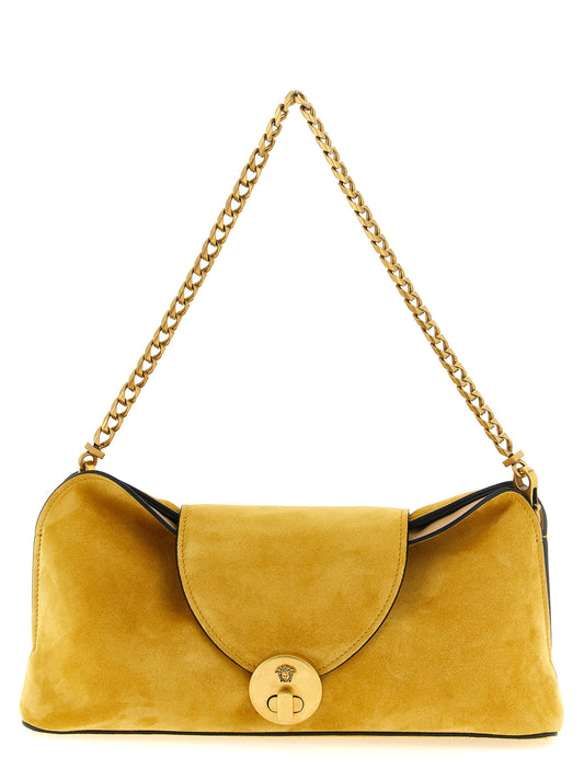 Two-tone calfskin clutch