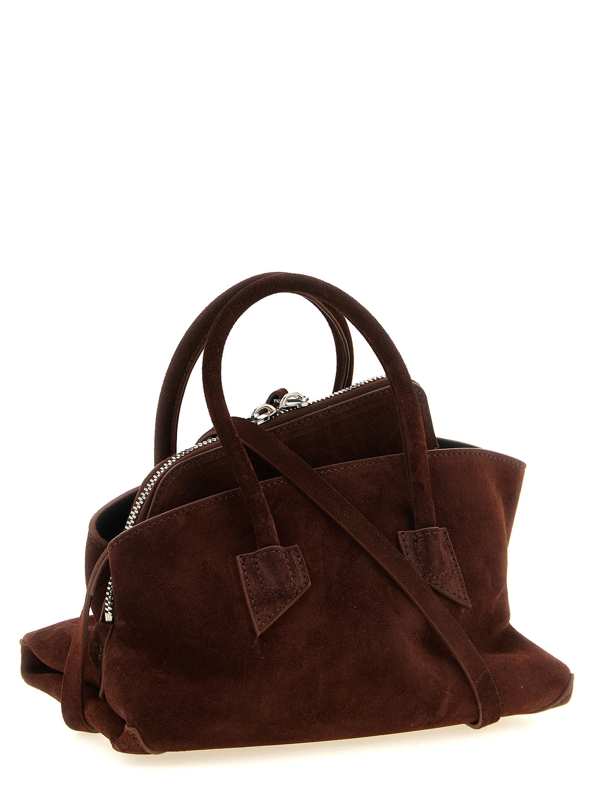 Braune Kalbsleder-Handtasche